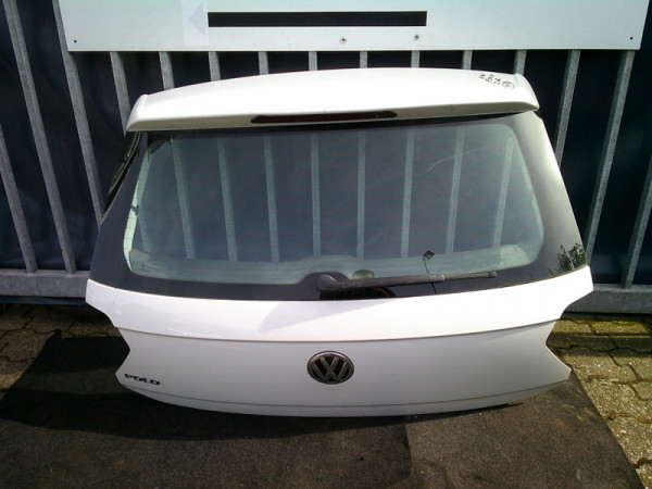 VW Polo Vl 2G Heckklappe Kofferraumdeckel Klappe Deckel weiß GH 6