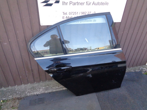 BMW 3er F30 Beifahrerseite türe hinten rechts tür Schwarz KN