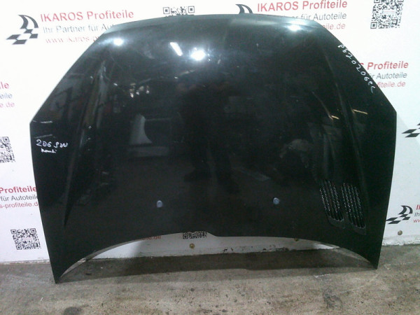 Peugeot 206 CC Motorhaube Haube vorne schwarz Klappe