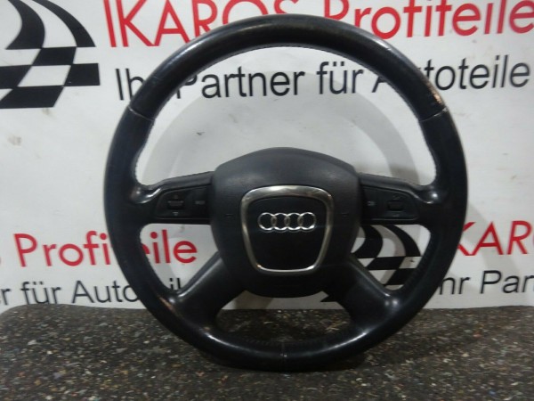 Audi A6 4F Lenkrad Multifunktions Lederlenkrad komplett Abdeckung