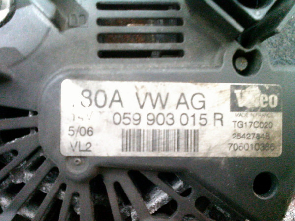 Audi Seat Skoda VW Generator Lichtmaschine 059903015R