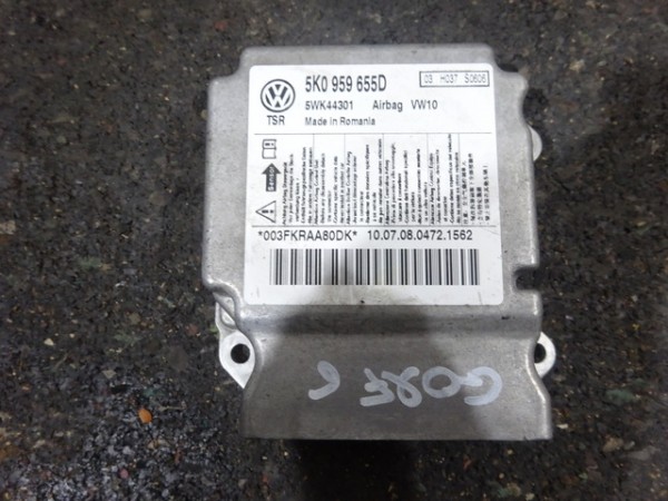 VW Golf Vl 6 5K Airbagsteuergerät Airbag Steuergerät 5K0959655 D 