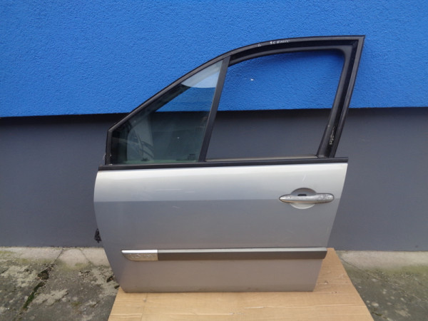 Renault Scenic ll 2 Fahrertüre Türe Tür vorne links Silber - GH