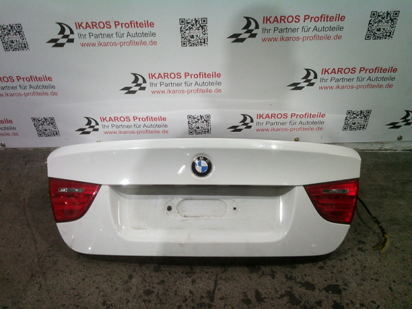 BMW 3er E90 LCI Facelift heckklappe Heckdeckel Limousine Weiss