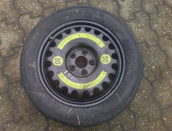 Mercedes E-Klasse W211 reserverad Notrad Rad 155 70R17