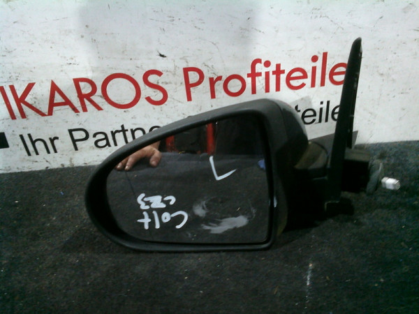 Mitsubishi Colt CZ3 Außenspiegel Spiegel links elektr. grau