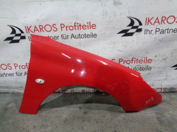 Peugeot 206 Kotflügel Beifahrerseite rechts rot - Rostfrei