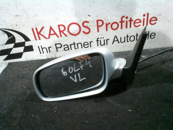 VW Golf lV 4 1J Außenspiegel Spiegel man. links Silber