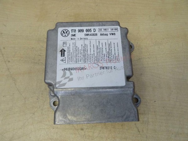 VW Touran 1T Airbagsteuergerät 1T0909605 D Steuergerät