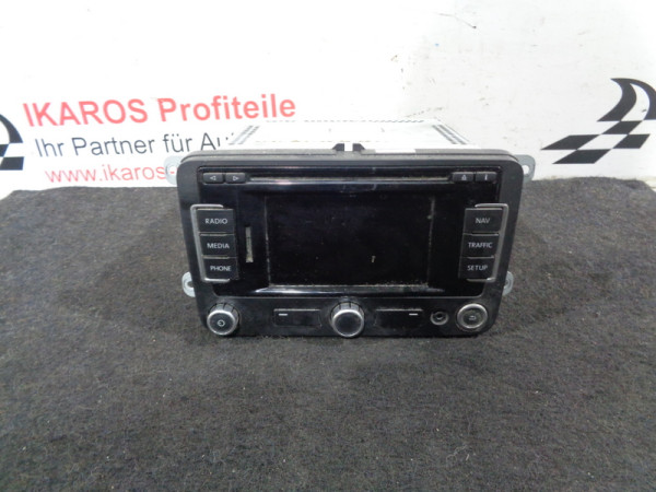 VW Passat 3C B7 Display Bildschirm Radio 0595116815