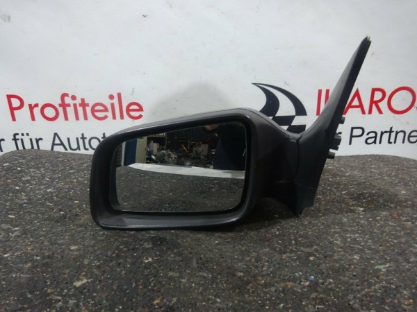 Opel Astra G Außenspiegel Spiegel elektrisch links Fahrer blau