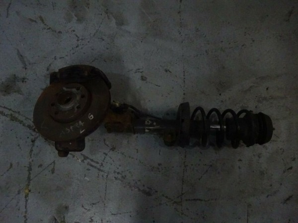 Opel Astra G Federbein Stoßdämpfer Achsschenkel links 9156841