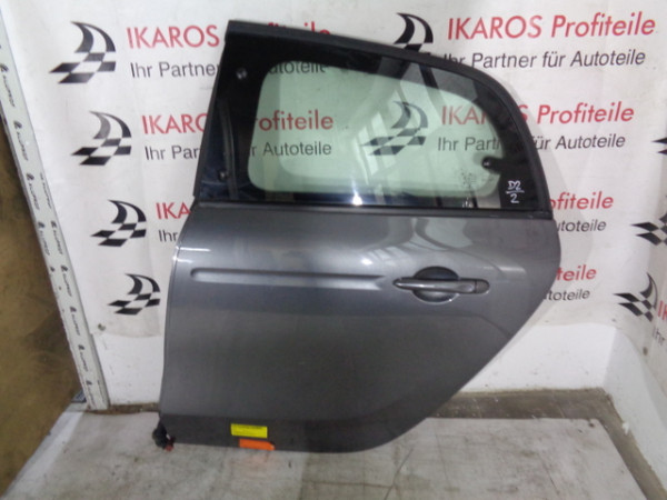 Smart ForFour 453 Türe Tür Fahrerseite hinten links grau GH - 2
