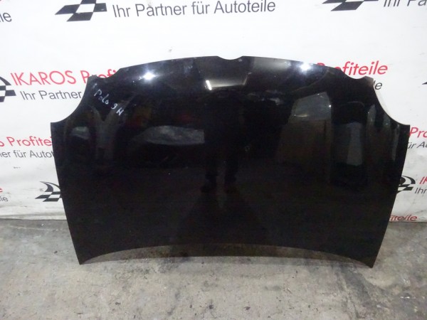 VW Polo 9N Motorhaube Haube vorne schwarz L041 - Rostansatz 