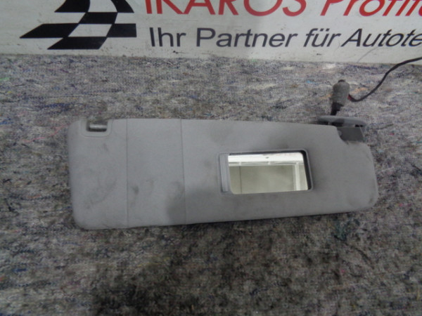 VW Phaeton 3D Sonnenblende Blende Beifahrerseite vorne rechts