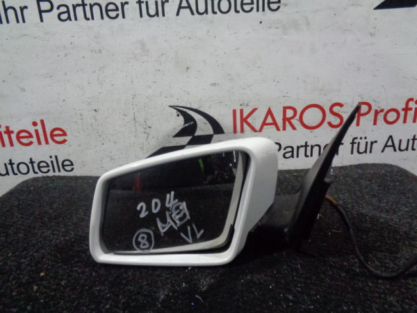 Mercedes C-Kl. W204 Außenspiegel Spiegel Fahrerseite links 8