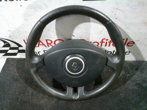 Renault Clio lll 3 Lederlenkrad Lenkrad Leder mit Abdeckung