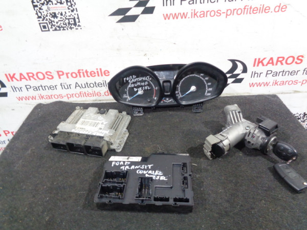 Ford Transit Courier Tacho Kombiinstrument Zündschloss Steuergerät Paket Schlüsselpaket