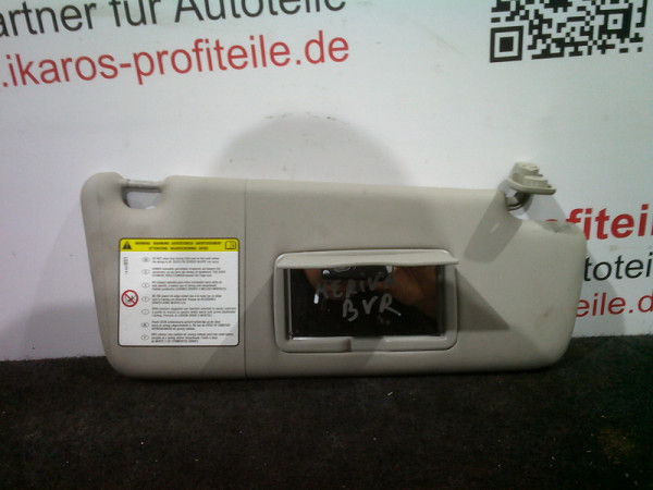 Opel Meriva B Sonnenblende Blende mit Spiegel Beifahrerseite rechts 13503951