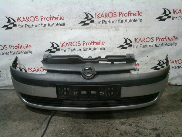 Opel Corsa C Stoßstange Stossstange Stoßfänger vorne Silber 00-03