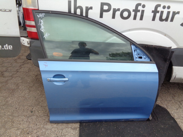 Skoda Rapid 5j Beifahrertüre vorne rechts Beifahrer hellblau tür