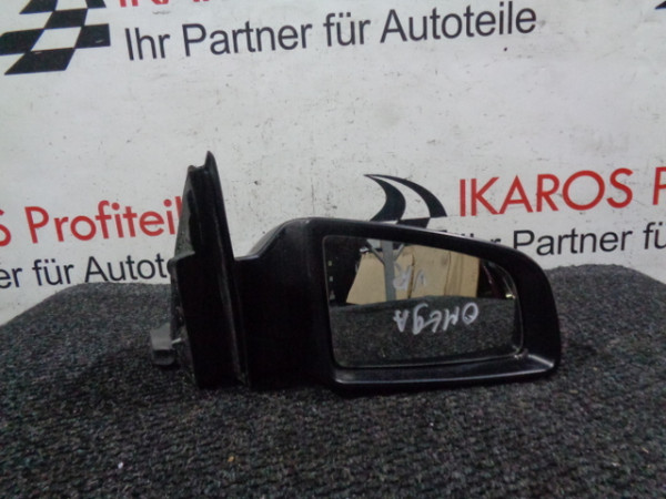 Opel Omega Außenspiegel Spiegel rechts beifahrerseite schwarz 