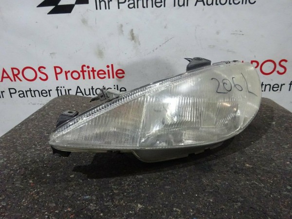 Peugeot 206 Scheinwerfer Fahrerseite links 9640559580