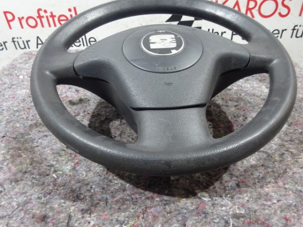  Seat Ibiza 6L Lenkrad Kunstleder komplett Abdeckung