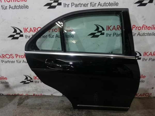  Mercedes C-Klasse W204 Limousine Tür Türe hinten rechts schwarz