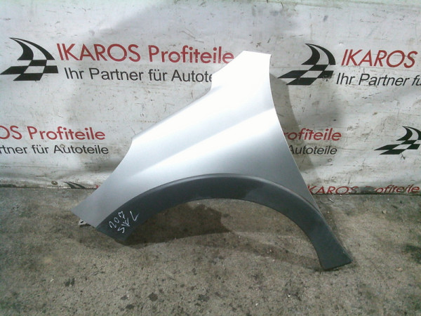 Peugeot 207 Kotflügel vorne Links Fahrerseite links Silber