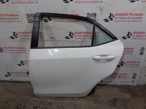 Toyota Corolla E16 Limousine türe hinten Links tür Weiß 2012-2018