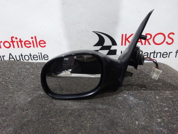 Peugeot 206 CC Außenspiegel Spiegel Fahrerseite links schwarz