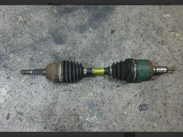 Opel Zafira A Astra 2,2 DTI Antriebswelle vorne Links Gelenkwelle