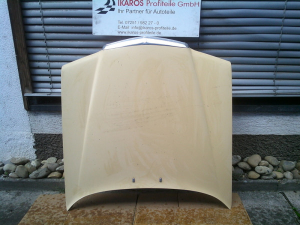Mercedes S-Klasse W126 Motorhaube mit grill Haube vorne gelb - GH