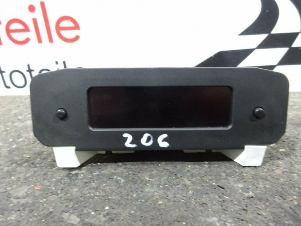 Peugeot 206 CC Boardcomputer Display Bildschirm 9641014877