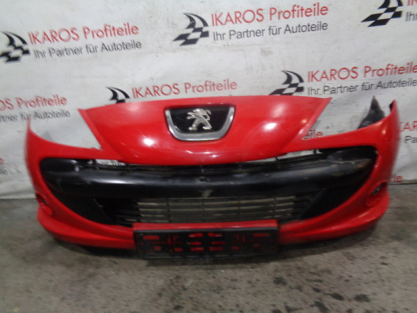 Peugeot 206 Plus Stoßstange Stossstange Stoßfänger vorne rot