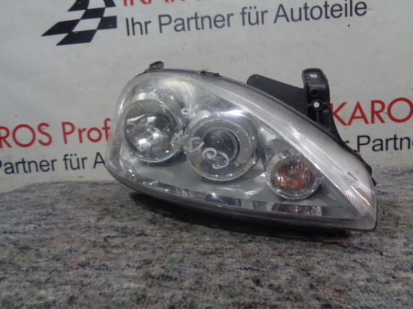 Opel Corsa C Scheinwerfer Beifahrer vorne rechts Linse