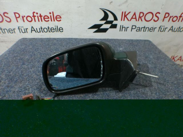 Peugeot 407 Außenspiegel Spiegel Fahrer links elektr. grün